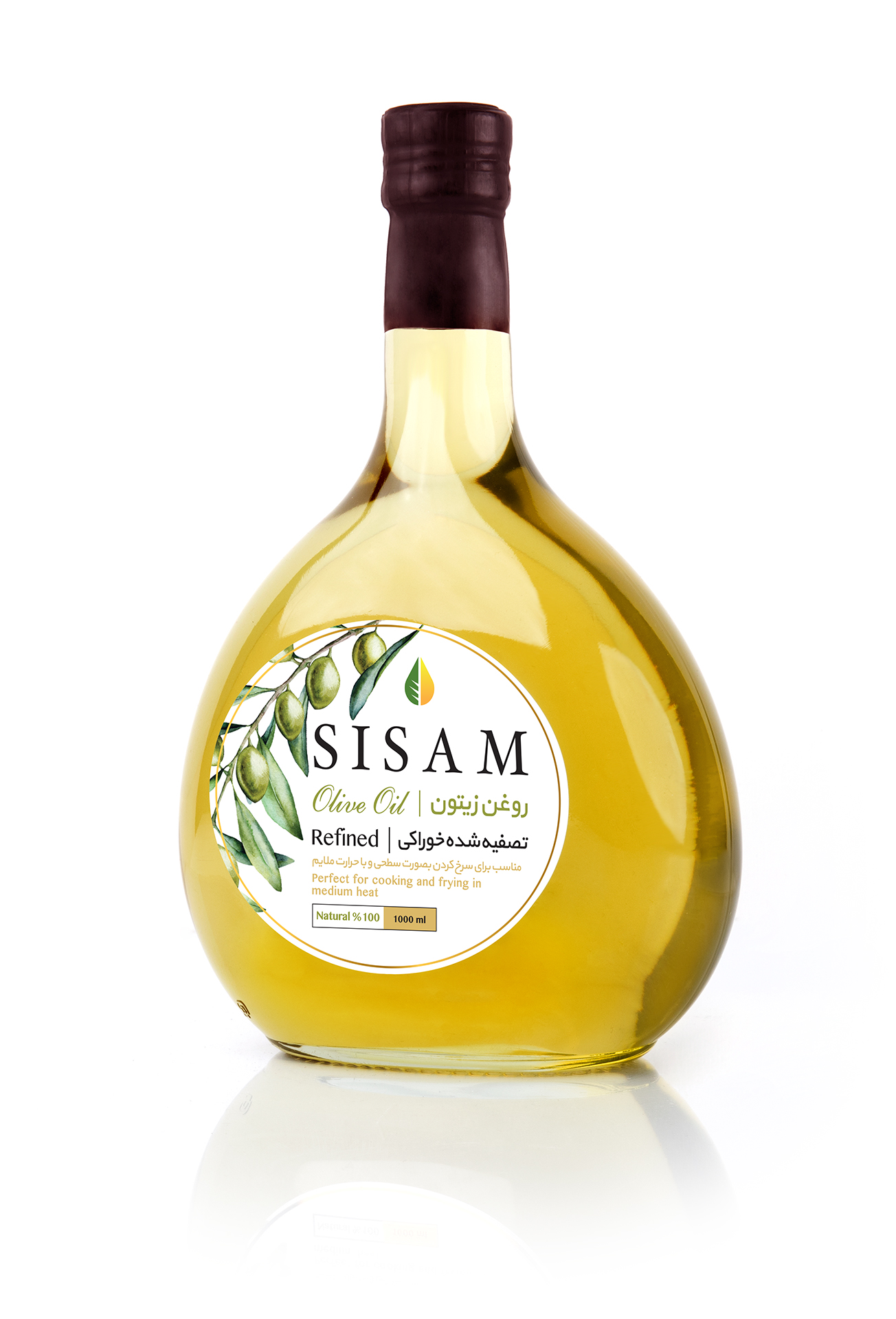 روغن زیتون تصفیه (شیشه 1000 میلی لیتر) - تصویر 2